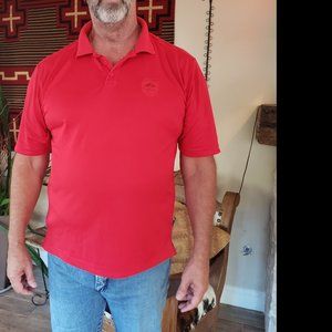 Ping Collection Men's golf polo shirt Size XL Red
